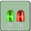 N500TGR4D/H - 5mm Green & Red LED Straight PIN